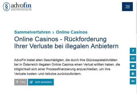 sammelklage online casinos